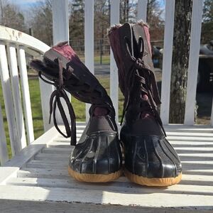 Magellan Outdoors Black and Brown Winter Boots